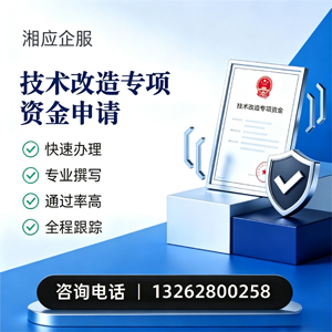 兰州技术改造专项资金申报服务